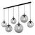 TK Lighting Viseča svetilka ESME GRAPHITE 5383