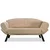 Atelier del Sofa Dvosed na razvlačenje Genzo 177x87x75cm Krem