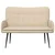 Sofa za dvije osobe Krem 115 x 61 x 87 cm Tkanina