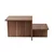 Hanah Home Klub sto Harmony, 80x40x40cm, Braon