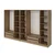 Hanah Home Garderober Kale-7673, 315x210x52 cm, Braon