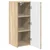 TV zidni ormar Zidne Sonoma 30 x 31 x 80 cm Konstruirano drvo