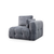 Atelier del Sofa Ugaona garnitura Amaris, 180x120x65 cm, Siva
