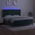 Vidaxl Box spring postelja z vzmetnico LED tem. zelena 160x200cm žamet