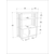 Conceptum Hypnose Polica 60?x80x29,6cm Belo-Zlatna