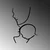 Wallity Zidna dekoracija Family, 72x0.15x50 cm, 1.5 mm, Crna
