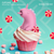 Engily Ross Cupcake Rotating Tongue Massager Pink