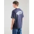 VANS Majica STYLE 76 II temno modra/bela