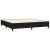 vidaXL Box spring postelja z vzmetnico črn 200x200 cm blago
