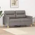 Vidaxl Dvosed taupe 120 cm blago