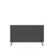 HANAH HOME Komoda Ida 120 Anthracite Gold