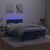 vidaXL vidaXL Box spring postelja z vzmetnico LED tem. modra 120x190 cm žamet, (21111958)