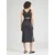 ROXY Obleka GOOD KEEPSAKE temno siva