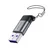 AceFast Acefast J8 USB-C na USB-A adapter, siv