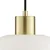 Brilliant - Luster na sajli FANNY 1xE27/20W/230V, prečnik 22 cm, mesing