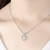 Ogrlica Elegant Cross - Srebrna KP28756