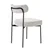 VEVOR Set jedilnih stolov HC2025 545x50x795 cm bela