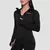 Women‘s Pulse 1/2 Zip Running Sweatshirt Black - GymBeam