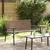Vidaxl Vrtni Stol Rjava 110,5 x 79 x 75,5 cm poli ratan