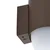 Lindby zunanja stenska svetilka Pilva, rjava, kovina, IP44, E27 - Sodobni - rjava, bela - Aluminij