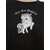 Trendyol Black Cotton Printed T-shirt-Pants Knitted Pajamas Set