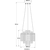 Globo 15698H2 - Luster na sajli GORLEY 5xE14/40W/230V crna