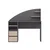 Hanah Home radni sto Mirel, 120 cm, antracit / orah