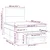 Vidaxl Box spring postelja z vzmetnico krem 120x190 cm blago