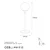 Opviq King 11462 Stona lampa, Zlatna