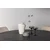Venture Design Jedilna miza in stol komplet, okrogla miza 120x75 cm, stoli 56x87x49 cm, rjava