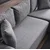 ATELIER DEL SOFA Ugaona sofa-krevet Flavia Grey