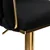 EH Barski stol Cofton Gold Black Velvet