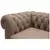Landscape CHESTERFIELD ZOFA, svetlo rjava tekstil