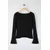 Trendyol Curve Ženska bluza Tbbaw26Af00074, Crna