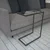 Hanah home Klub sto Callen 46x62x26cm Antracit