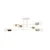 Plafonski luster CAMBRIDGE 6xE27/15W/230V mesing/bela