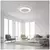 LED prigušiva plafonsko svetlo sa ventilatorom VENTELUX LED/24W/230V srebrno + daljinski upravljač