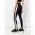 No Ka Oi - side stripe metallic leggings - women - Silver