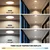 Immax NEO 07331L - LED prigušiva ugradno DOWN svetlo LED/36W/230V Wi-Fi Tuya, prečnik 23 cm, ružičasta