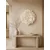 WallXpert 3D zidni ukras cvet od EVA pene DM0011, 65 x 65 cm, beli