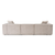 Atelier del Sofa Trosed Lora 108x65x303cm Sivi