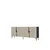 Hanah Home komoda Evva 150, 150 cm, antracit / zlatna / travertin