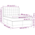 Krevet box spring s madracem LED krem 140x200 cm od tkanine