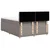 Vidaxl Box spring postelja z vzmetnico taupe 140x190 cm blago