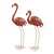 Aberto Design Set Dekorativnih figura Flamingo, Rozi