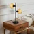 Opviq Stona lampa Benek-15-14554, 36x18x58 cm, IP20, Crna-žuta