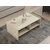 Hanah Home Klub sto Pera 90x35x50cm Bež