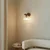 Zidna lampa SALVIA 1xE14/10W/230V braon/dimljeno braon