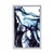 Plakat abstraktni val - 60x90 silver