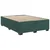 Vidaxl Box spring postelja z vzmetnico temno zelena 140x200 cm žamet